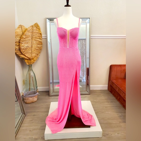 NEW Pink ASHLEYlauren Prom Dress Size 2